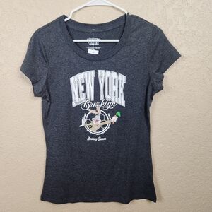 Warner Bros. Bugs Bunny Gray Graphic Tee XL NWT (5562)